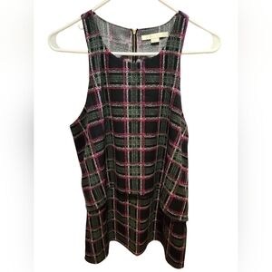 Cooper & Ella Checkered Blouse